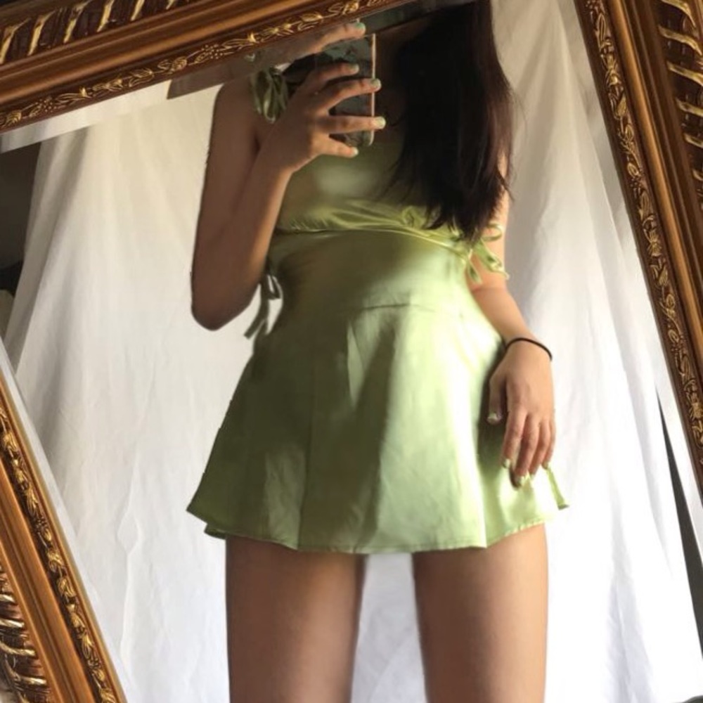 Satin slip dress